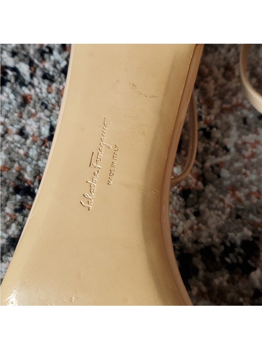 Authentic Salvatore Ferragamo Block Heels - Picture 5 of 11